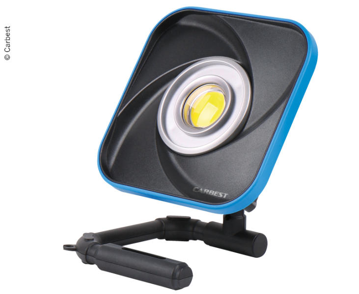 Carbest Flutlicht-Arbeitsleuchte, 15W COB, verstellbarer Standfuß