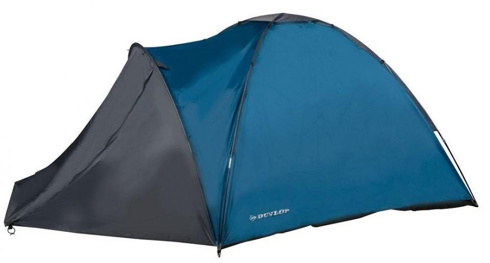 Dunlop Kuppelzelt blau, aus Polyester
