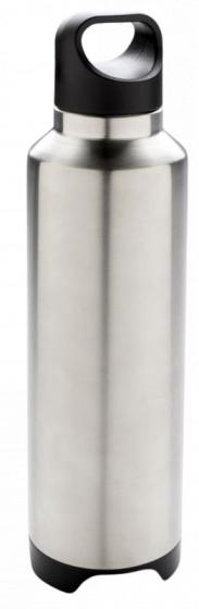 XD Collection Thermoskanne grau, aus Edelstahl, mit Bluetooth-Lautsprecher, 500 ml, ca. 27 x 8 cm