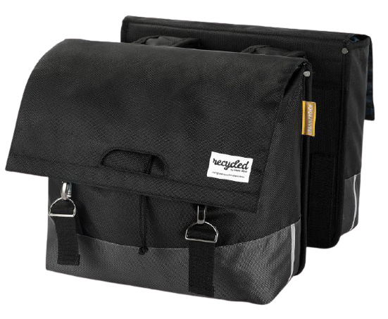 Urban Proof Doppel-Gepäckträgertasche, aus recyceltem PET-Material, ca. 40 Liter