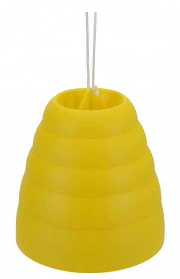 TOM Wespenfänger gelb, aus Kunststoff, mit Seil, ca. 16 x 14 x 14 cm