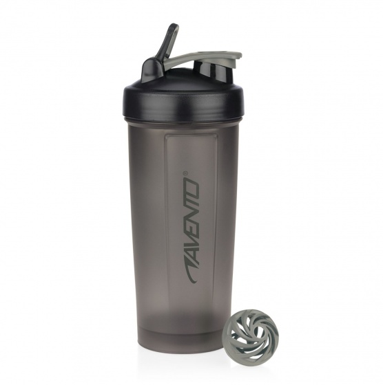 Avento Schüttelbecher Shaker Cup, aus Kunststoff, mit Schüttelkugel, 1 Liter