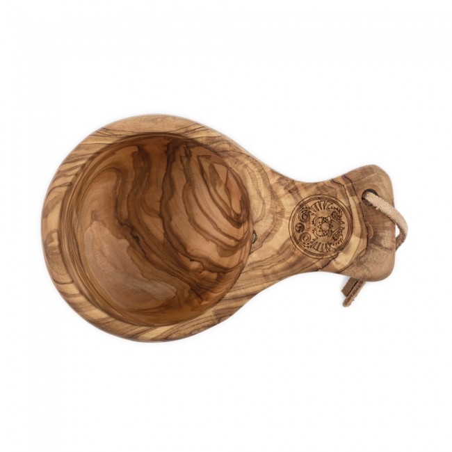 Petromax Tasse Olivenholz Draußen-Küche Holztasse Serviergeschirr 