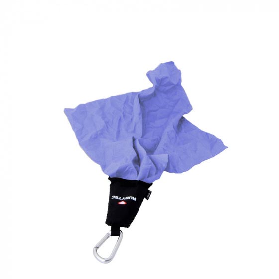 Rubytec Reisehandtuch Texel blau, aus Mikrofaser, ca. 40 x 43 cm, 2-teilig