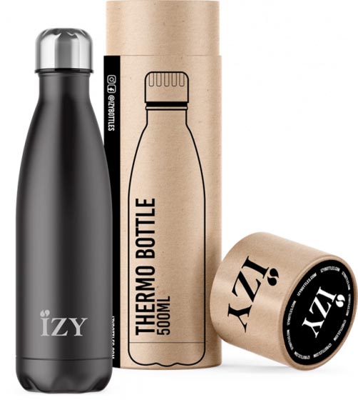 IZY Thermosflasche Matte Collection, aus Edelstahl, 500 ml, ca. 27 cm
