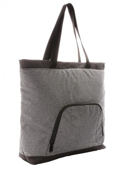 XD Xclusive Kühltasche Fargo Tote grau, aus Polyester, 10 Liter, ca. 47 x 39 cm