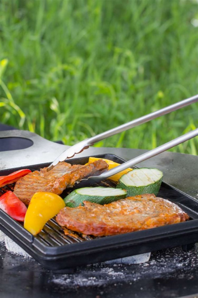 Petromax Grillzange Kohlenzange Grillen  Draußen-Küche