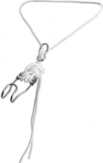 Pro Garden Aufhänge-Set weiß, aus Stahl & Nylon, für Hängematten, ca. 300 cm, 4-teilig