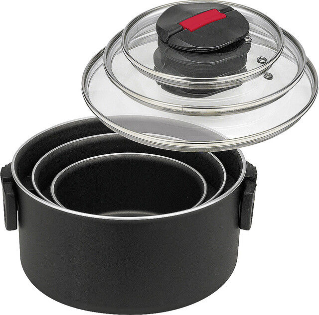 Ballarini Kochtopfset Keravis Click & Cook