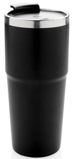 XD Design Thermosbecher aus Edelstahl & Kunststoff, ca. 500 ml - Schwarz