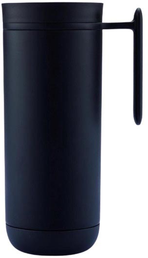 XD Design Thermosbecher Clik schwarz, aus Edelstahl, 225 ml