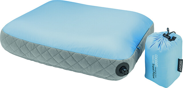 Cocoon Kissen Air Core Pillow Ultralight - Blau / Grau